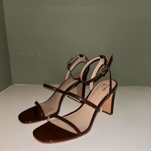 Mix No. 6 Dark Brown Strappy Heels